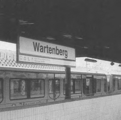 S-Bahn am Bahnsteig von Bahnhof Wartenberg