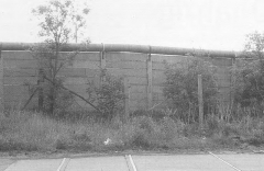 Unterbrochene Bahnstrecke nach Falkensee 1976