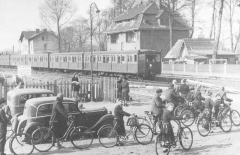 Bahnhof Falkensee im März 1952