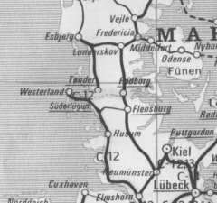 Karte von Norddeutschland