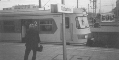 Münchner Triebwagen im Ostbahnhof