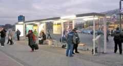 Bus Haltestellenhäuschen Berlin Hbf