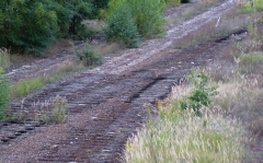 Abgebaute Gleise