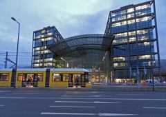 Straßenbahn vom Hauptbahnhof