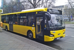 Neuer Eindecker Bus