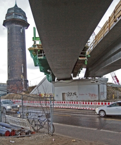 Südringbrücke im Bau